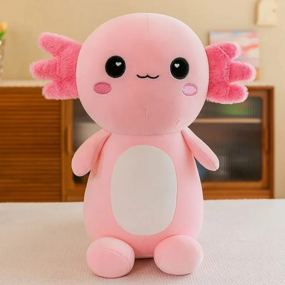 Pink Axolotl Plush Toy Cute Stuffed Animal for Kids - Picture 1 of 1